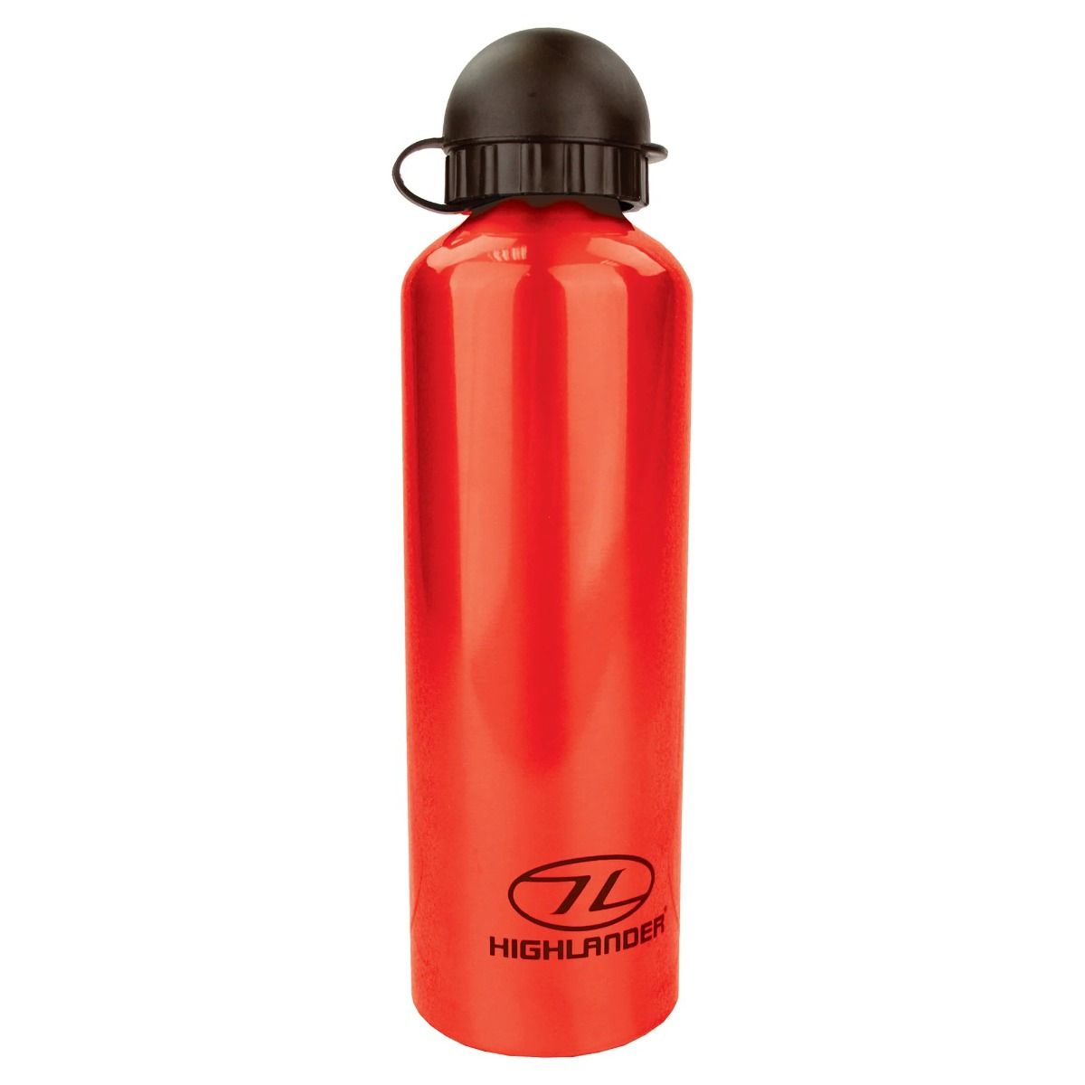 Aluminium fles 0.75 l. rood