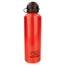 Aluminium fles 0.75 l. rood
