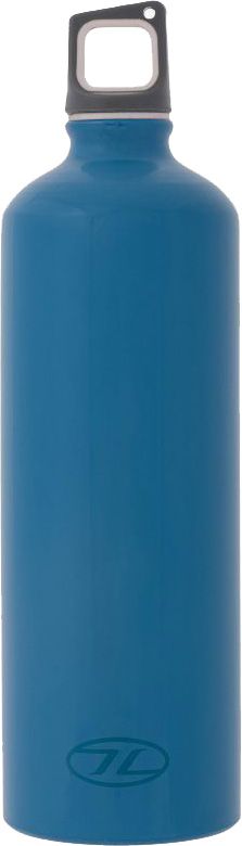 Aluminium fles 1 l. blauw