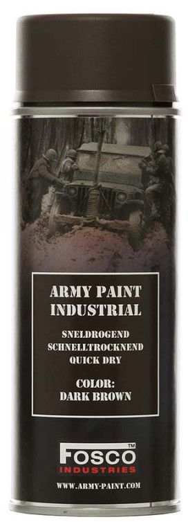 Verf spuitbus 400 ml. bruin, Dark Brown