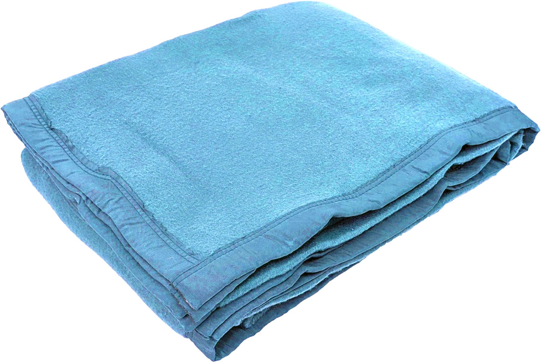 Deken 165 bij 250 blauw