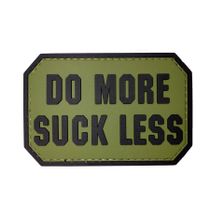 Embleem PVC Do More Suck Less