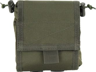 Dump pouch opvouwbaar groen 