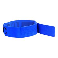 Elastic arm strap / teamstrap blauw