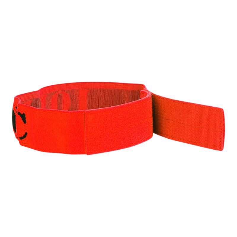 Elastic arm strap / teamstrap rood 