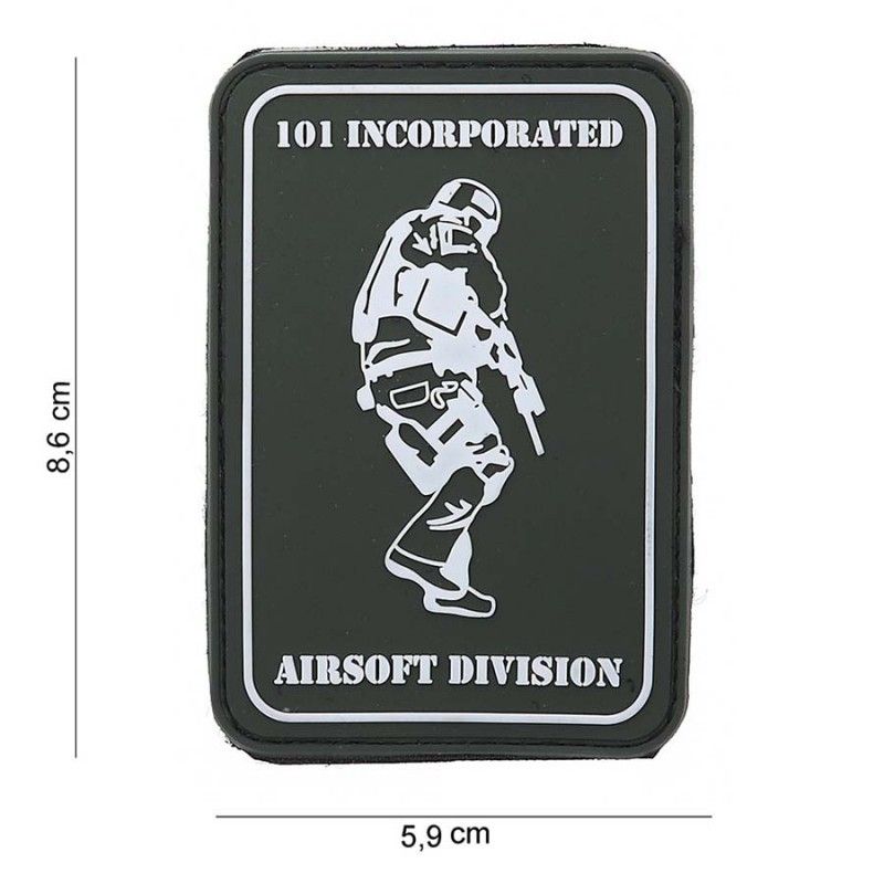 Embleem 3D PVC 101 INC Airsoft Division #12040 