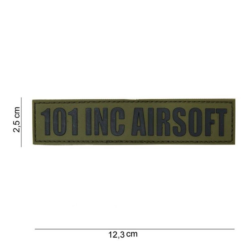 Embleem 3D PVC 101 Inc. #13026 groen
