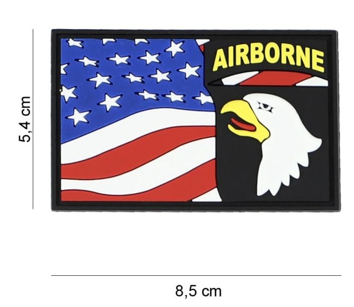 Embleem 3D PVC 101st Airborne vlag #7087