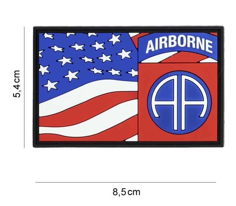 Embleem 3D PVC 82nd Airborne vlag #7088