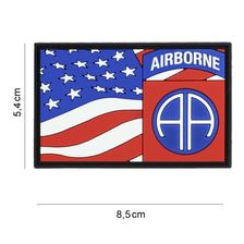 Embleem 3D PVC 82nd Airborne vlag #7088
