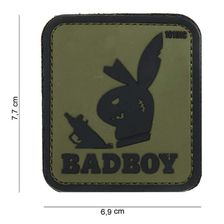 Embleem 3D PVC Badboy #14046 groen 