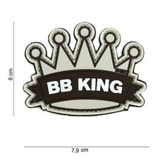 Embleem 3D PVC BB King #14032 beige 
