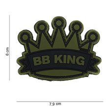 Embleem 3D PVC BB King #14033 groen 