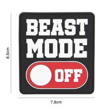 Embleem 3D PVC Beast Mode #9105 off 