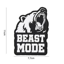 Embleem 3D PVC Beast Mode #9106 zwart 