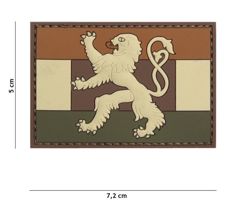 Embleem 3D PVC vlag Benelux 72 x 50 Multicamo