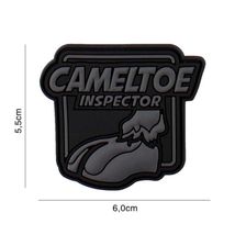 Embleem 3D PVC Cameltoe Inspector #5102 zwart/grijs 