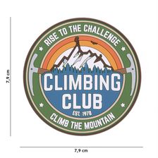 Embleem 3D PVC Climbing Club #23008