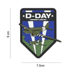Embleem 3D PVC D-Day C-47 schild #7093