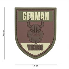 Embleem 3D PVC German Viking #13114 multi 
