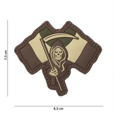 Embleem 3D PVC Italian Reaper #13090 woodland
