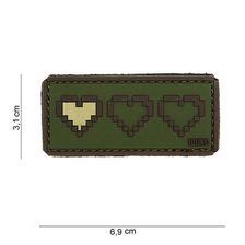 Embleem 3D PVC Last life #14015 groen