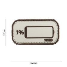 Embleem 3D PVC Low Power #14083 beige/bruin