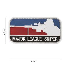 Embleem 3D PVC Major League Sniper #11158 color