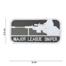 Embleem 3D PVC Major League Sniper #13041 gray