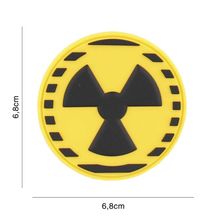 Embleem 3D PVC Nuclear #2114 geel 