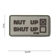 Embleem 3D PVC Nut up #10081 beige