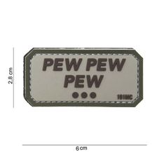 Embleem 3D PVC Pew pew pew #10085 beige