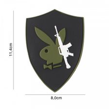 Embleem 3D PVC Playboy Gun #5116