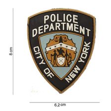 Embleem 3D PVC Police Department #13038