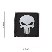 Embleem 3D PVC Punisher #12026 wit