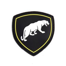 Embleem 3D PVC Russische Puma #9069 zwart