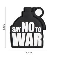 Embleem 3D PVC Say No To War #2120 
