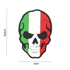 Embleem 3D PVC Skull Cracked #4145 Italië