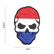 Embleem 3D PVC Skull Cracked #4141 Nederland 