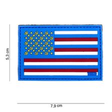 Embleem 3D PVC Sovjet Desert #14022 blauw