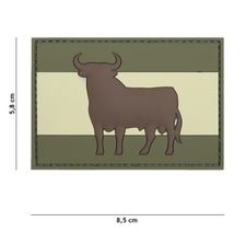 Embleem 3D PVC Spaanse stier multi #11103
