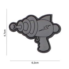 Embleem 3D PVC Spacegun #3113 grijs 