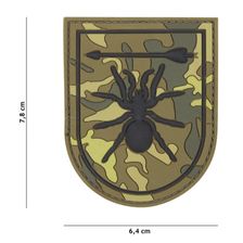 Embleem 3D PVC Special Forces spin groen