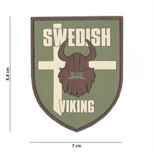 Embleem 3D PVC Swedish Viking #2076 groen