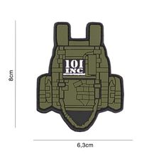 Embleem 3D PVC Tactical vest #3109 groen 