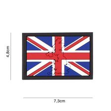Embleem 3D PVC Vlag met contour #4119 Groot Brittannië