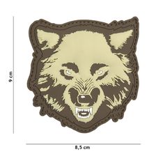 Embleem 3D PVC Wolf #9055 coyote 