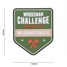 Embleem 3D PVC Woodsman Challenge #23009