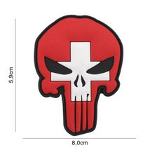 Embleem 3D PVC Punisher #2052 Zwitserland 