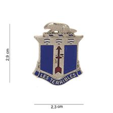 Embleem Metaal 128th Infantry Regiment Les Terribles S #8009 